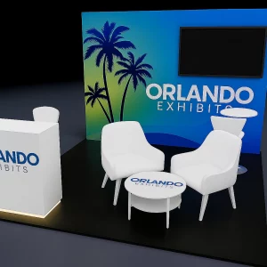 10x10 Atlanta Exhibit Rental Set Up