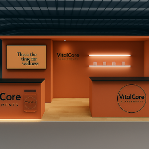 Atlanta 10x20 Custom Exhibit Rental