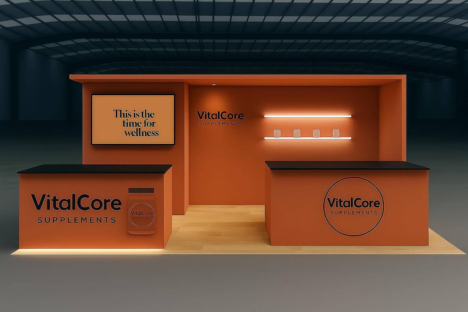 Atlanta 10x20 Custom Exhibit Rental